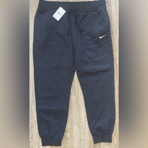Nike Women’s Phoenix High Waisted Fleece Jogger Sweatpants Black XXL DQ5688-010